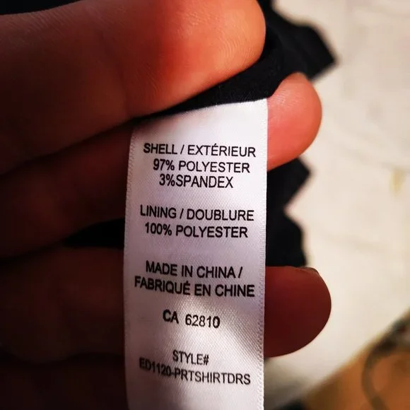 Ricki's top / dress / house  coat - size 2 - black dominant - Picture 3 of 4